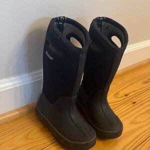 BOGS Kids Black Rain Boots